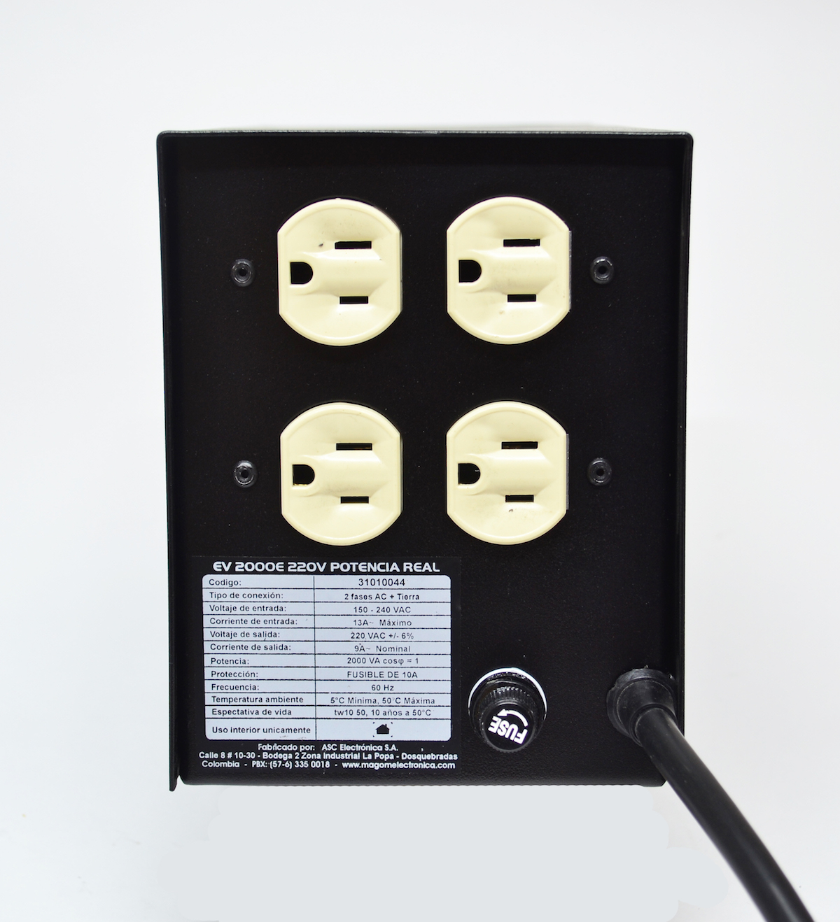 Regulador de corriente Estabilizador de tensión entrada y salida