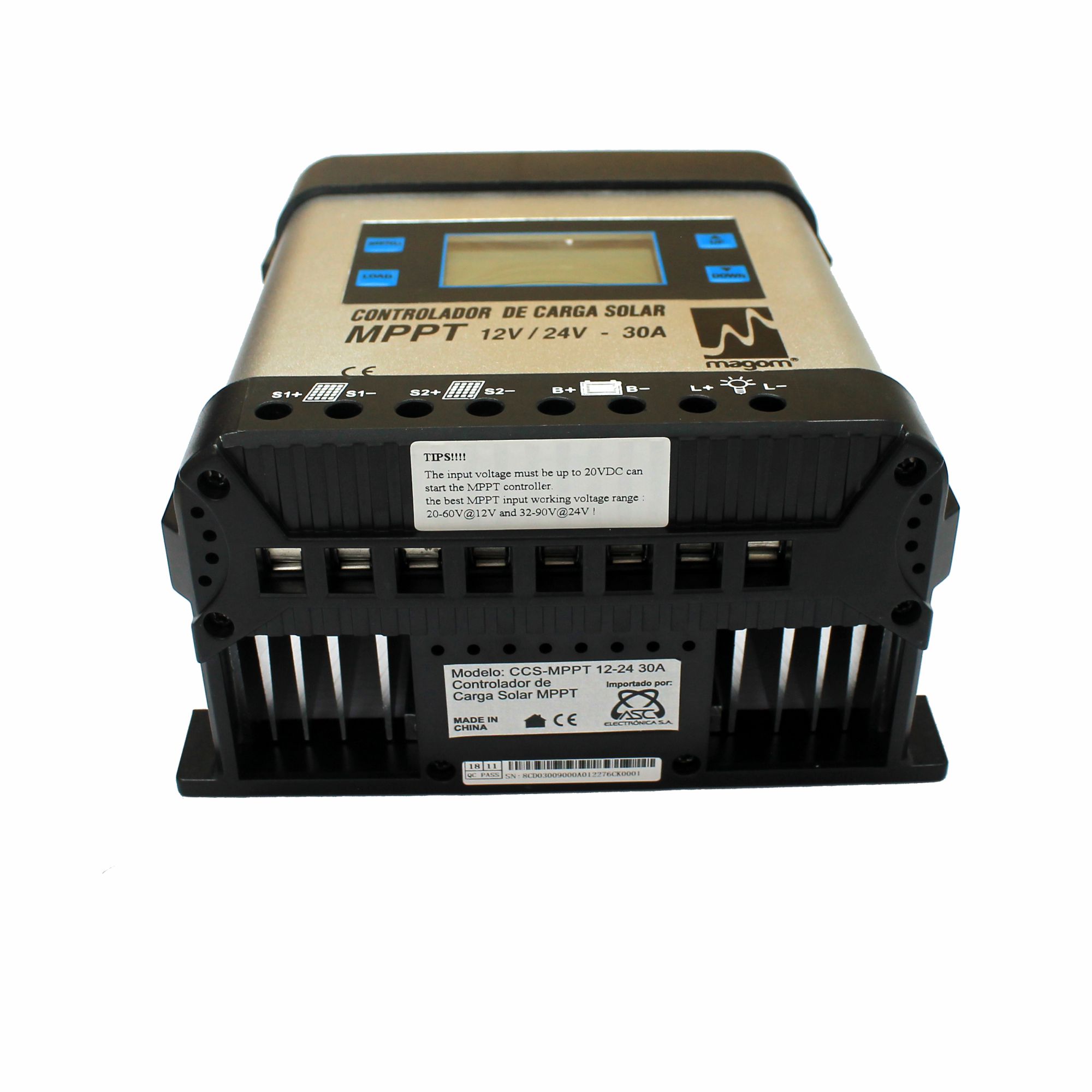 CONTROLADOR SOLAR MPPT 12 24V 30A - Image 2