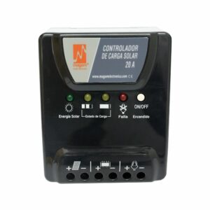 CONTROLADOR SOLAR 12/24V 20 AMP