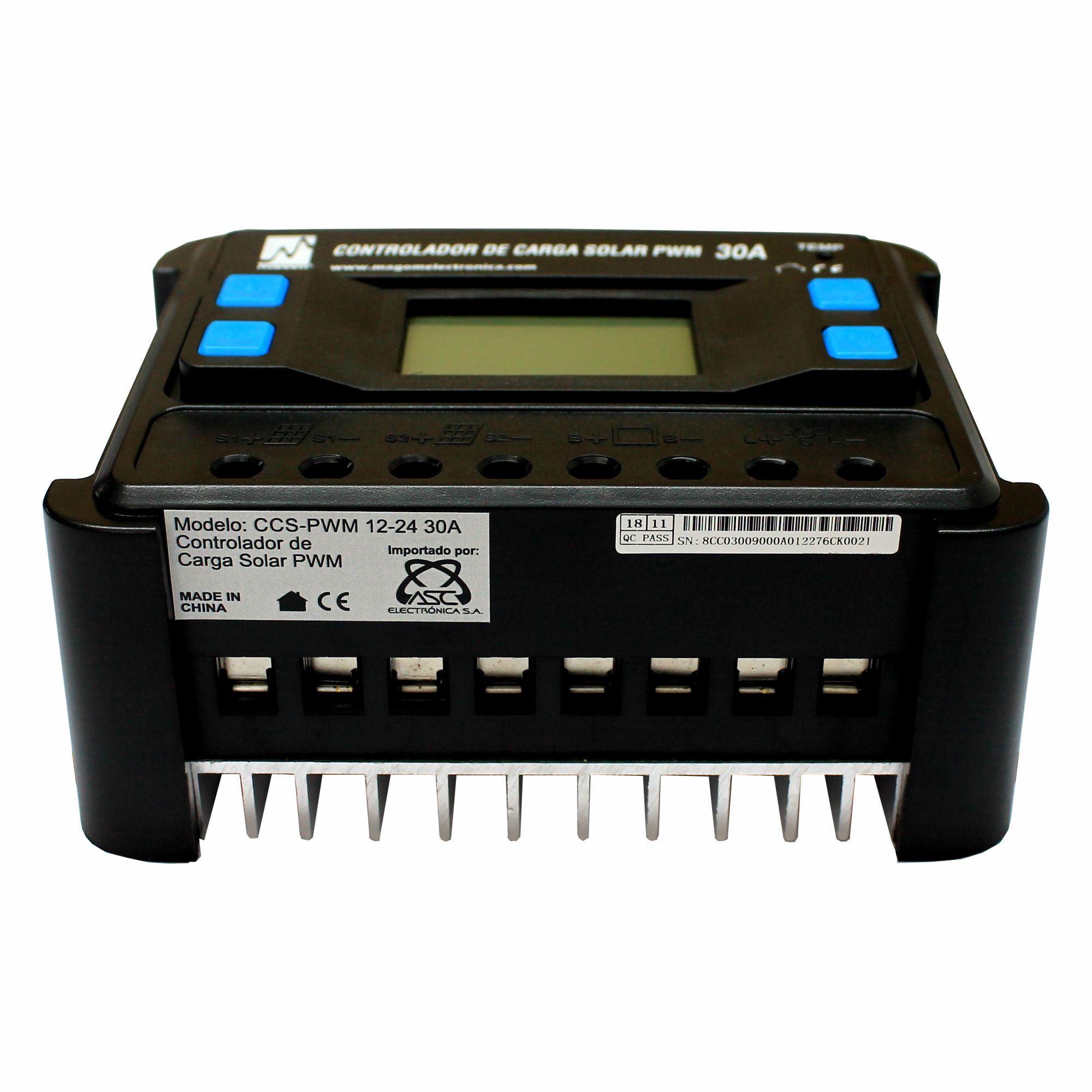 CONTROLADOR SOLAR PWM 12/24V 30A - Image 4